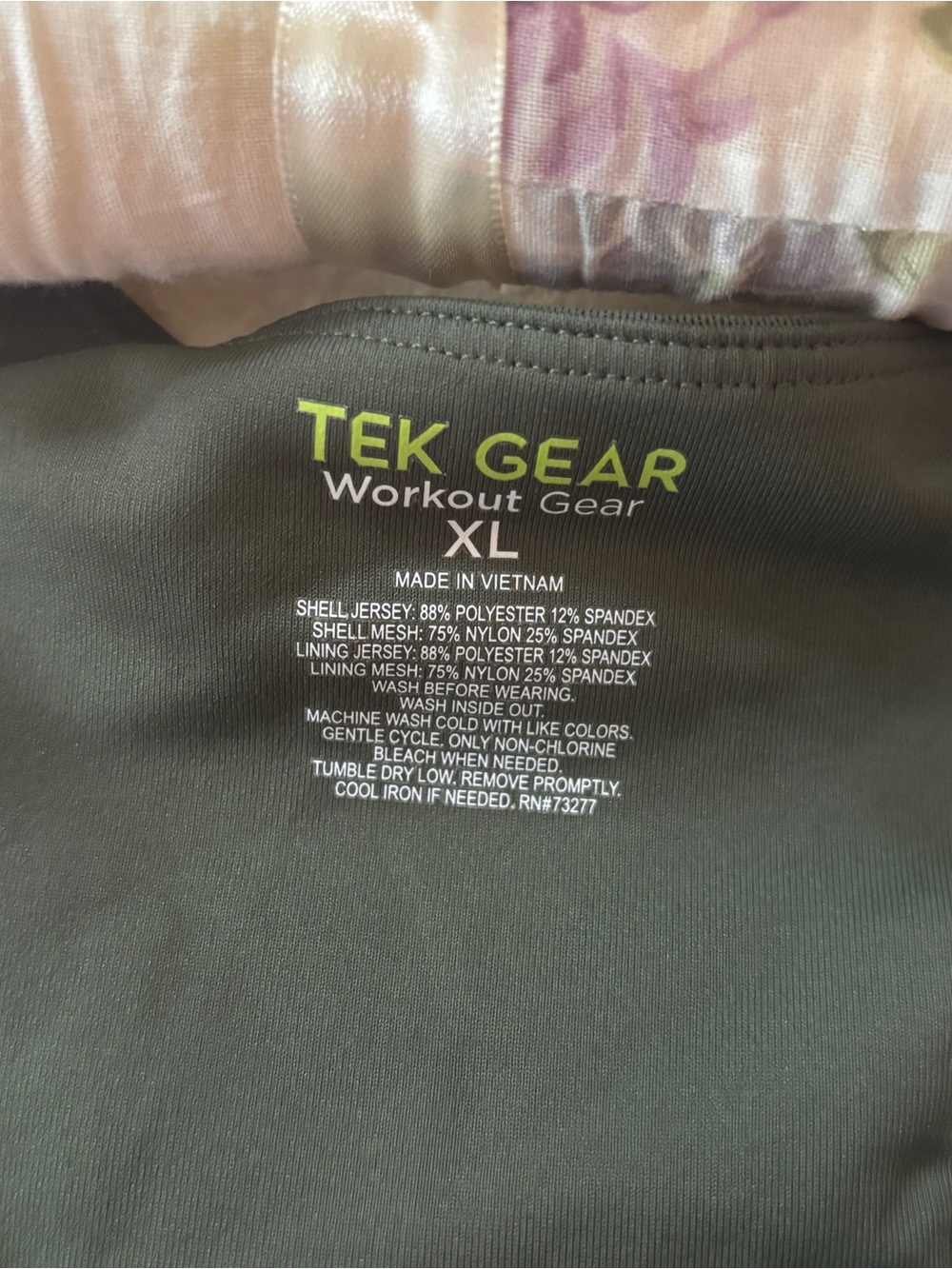 TEK GEAR Camo Front Zip Sports Bra - Picture 3 of 9